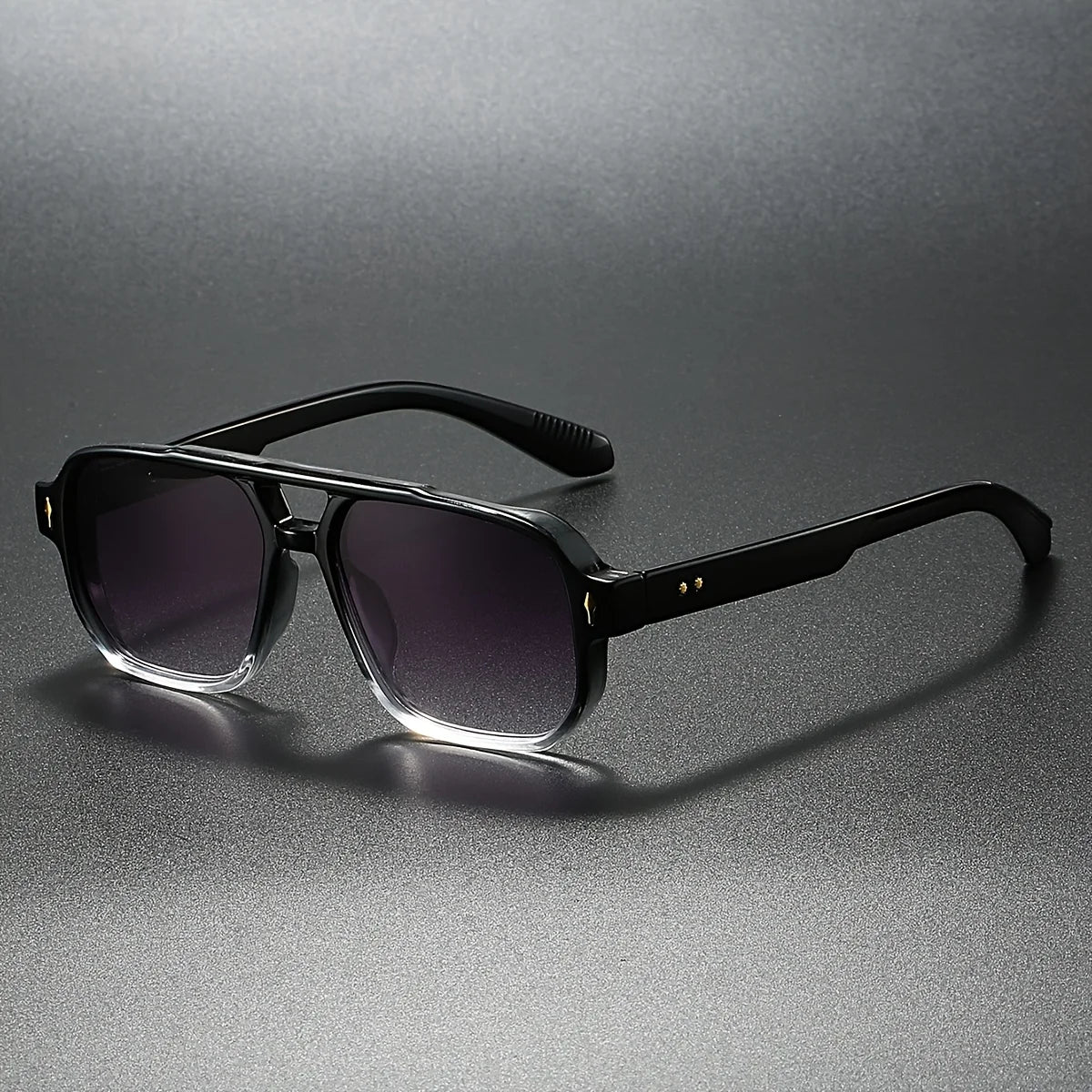 LumeSight - Gafas De Sol Cuadradas Doble Puente