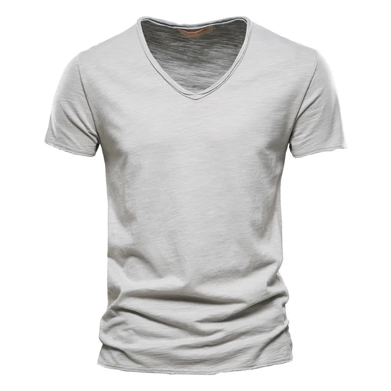 Tibor | Camiseta De Manga Corta Con Cuello en V Para Hombre