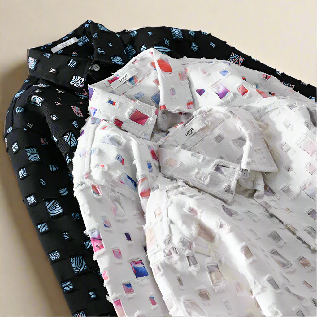 Nazirah | Camisa De Manga Larga Con Mosaico