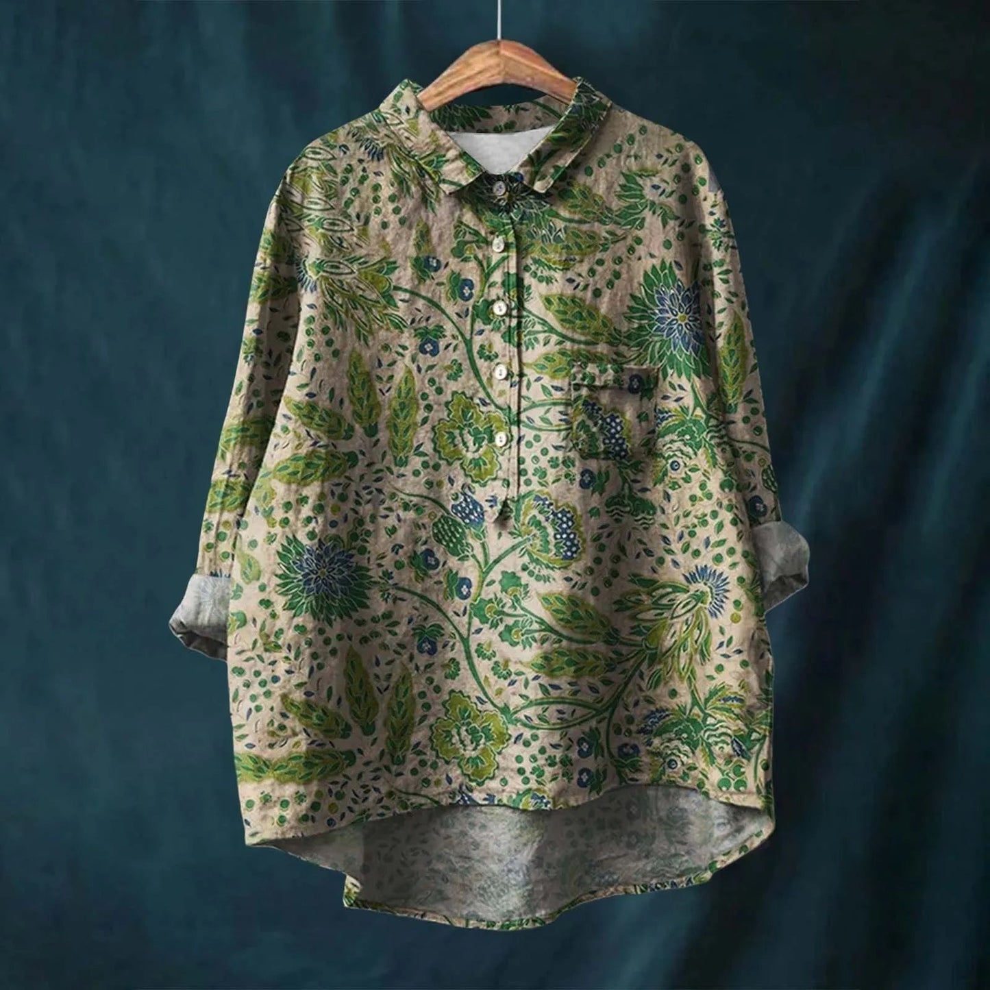 Lucero | Camisa Estampada Con Botones en La Parte Delantera