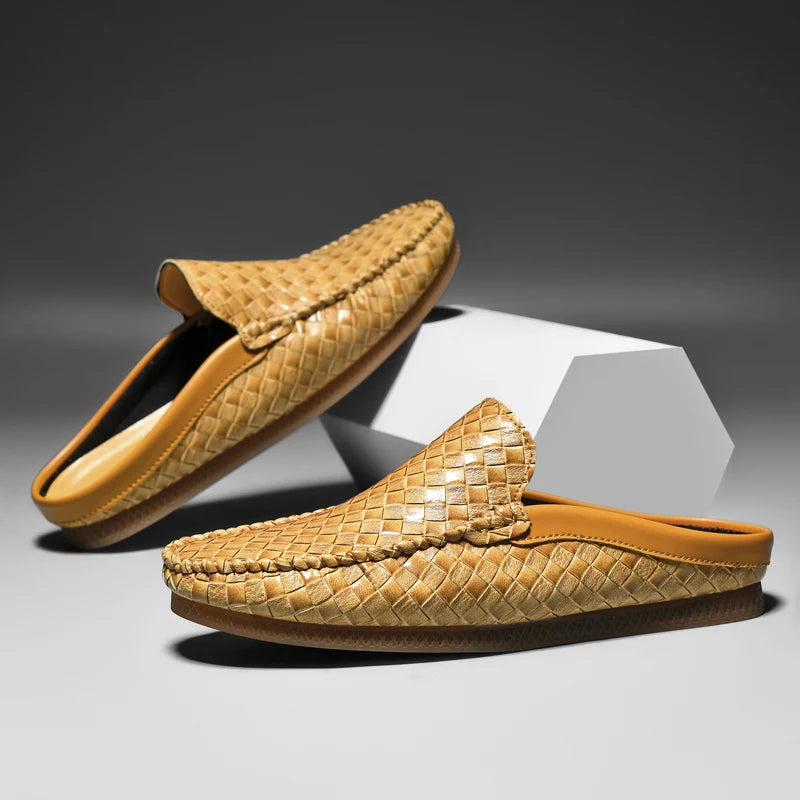 Efim | Mules Tipo Mocasín Sin Cordones Con Tejido Trenzado