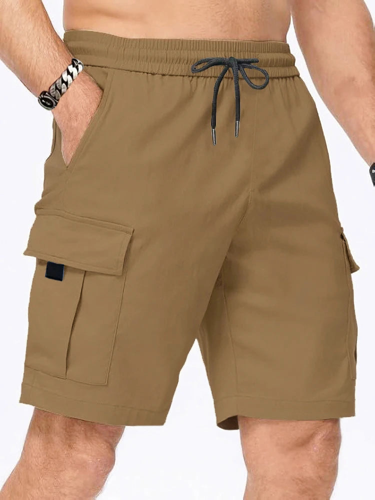 Jakub | Pantalones Cortos Carga Con Cordón Ajustable