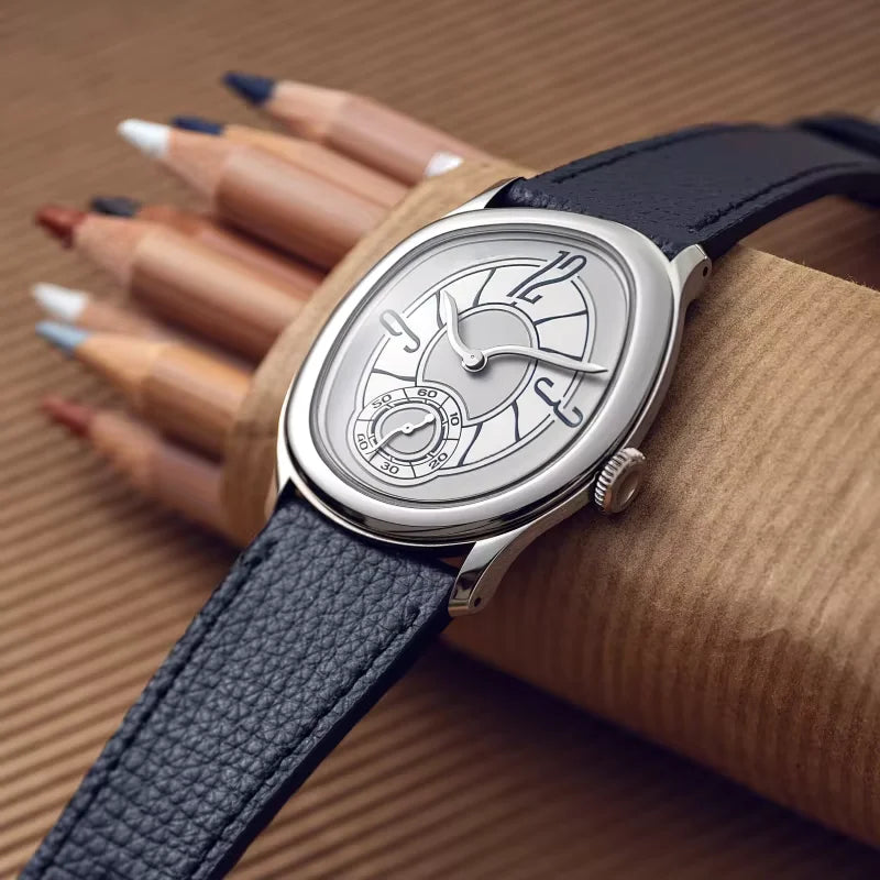 Byll | Reloj con Correa De Cuero Estilo Heritage