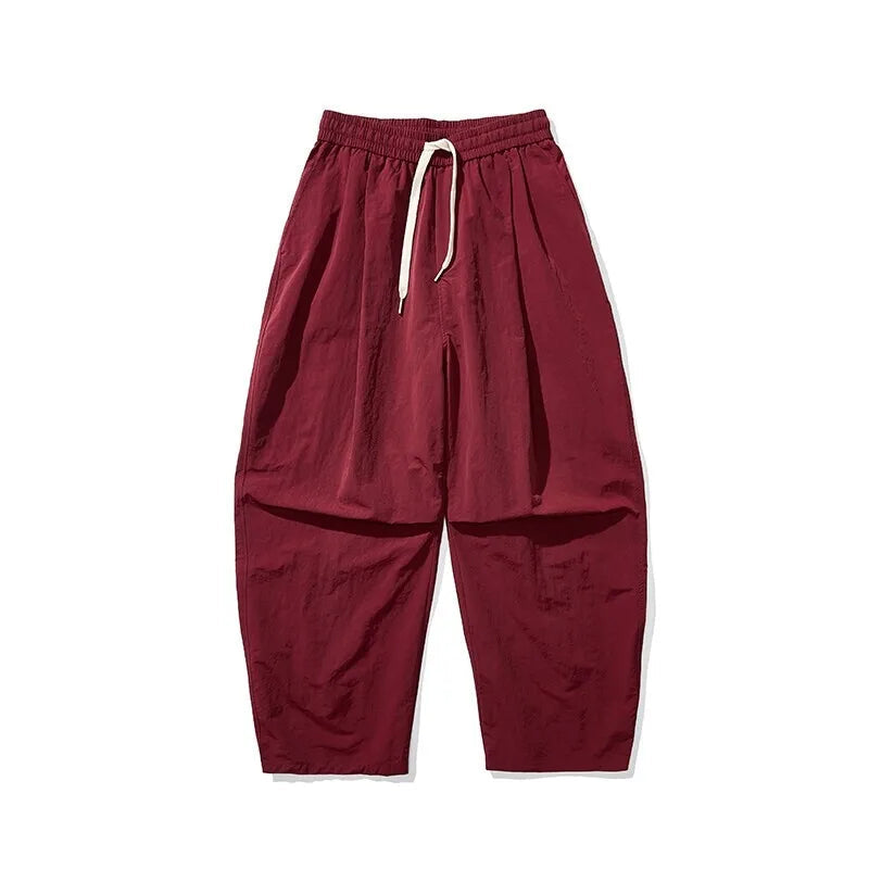 Kaio | Pantalón Holgado Pierna Ancha Cordón