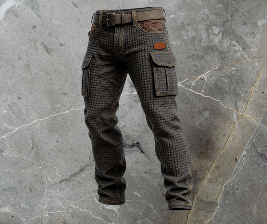 Crispin | Pantalones Cargo Texturizados con Bolsillos