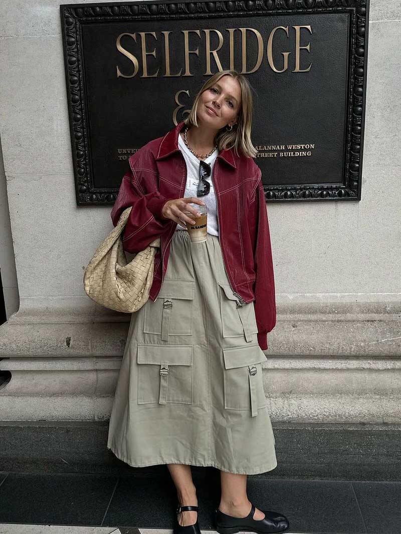 Cindy | Chaqueta Bomber Corta con Cremallera