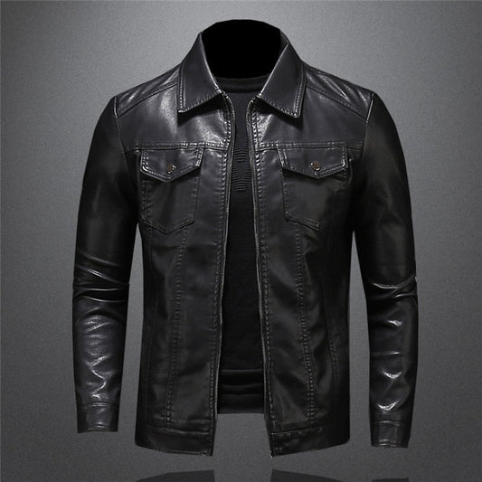 Merten | Chaqueta Estilo Piel Con Cremallera Frontal