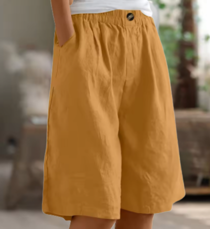 Carmella - Pantalones Cortos Holgados de Ocio