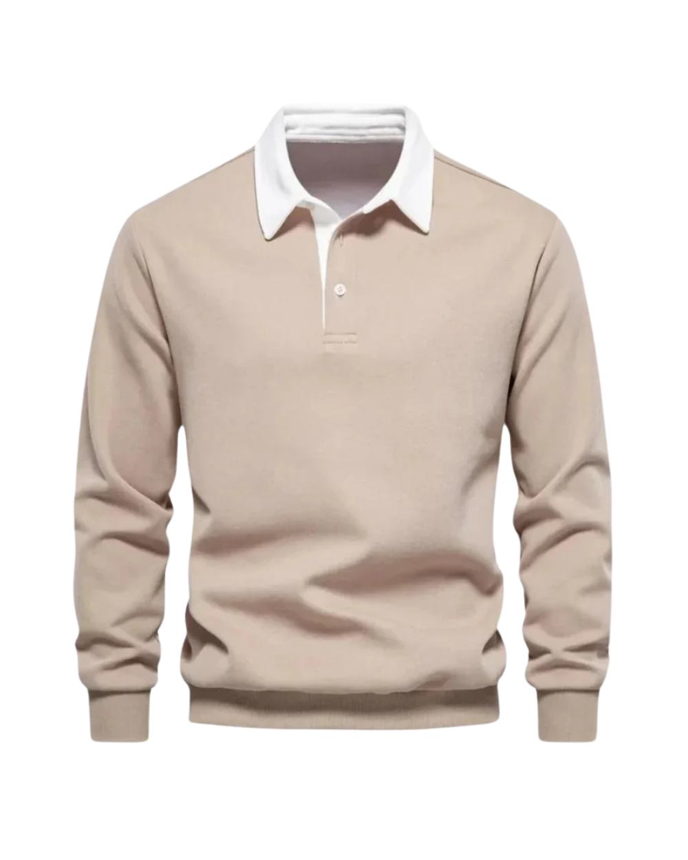 Farouk | Polo De Manga Larga Con Cuello en Contraste