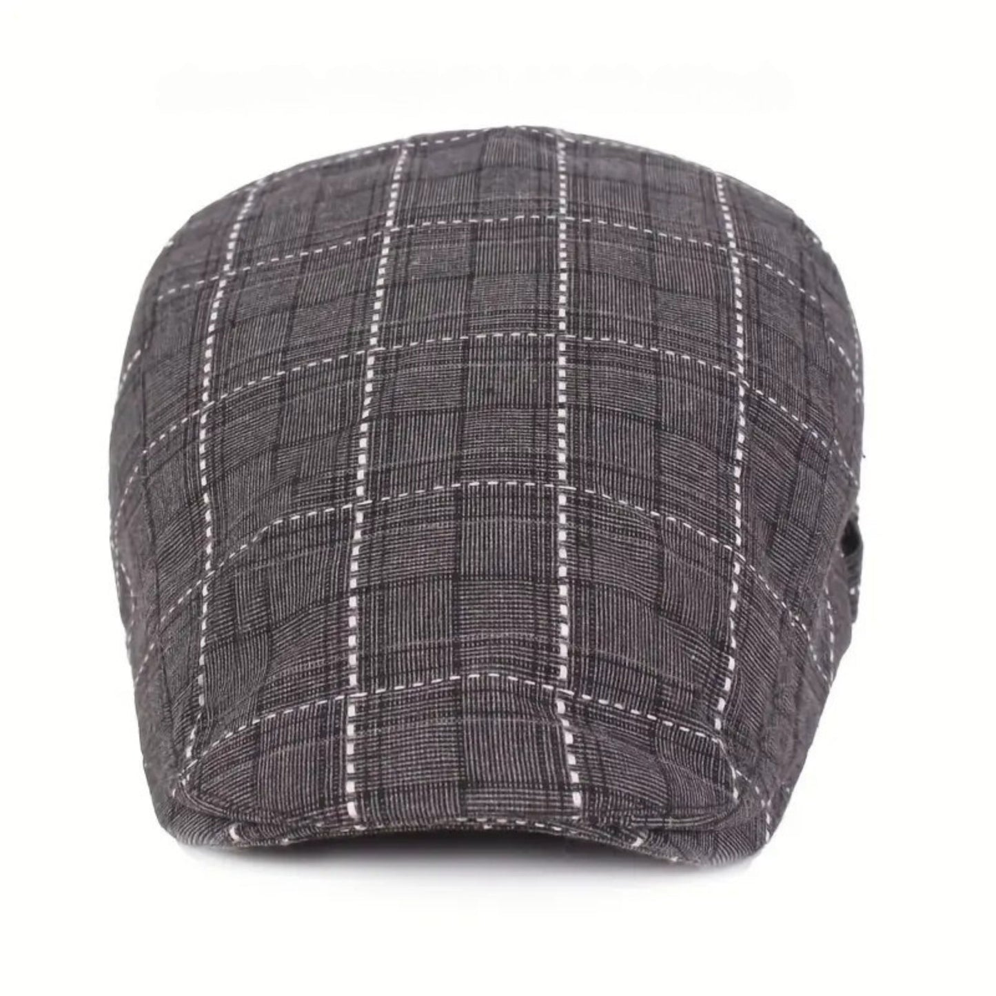 Checklyn | Gorra Plana a Cuadros Estilo Informal