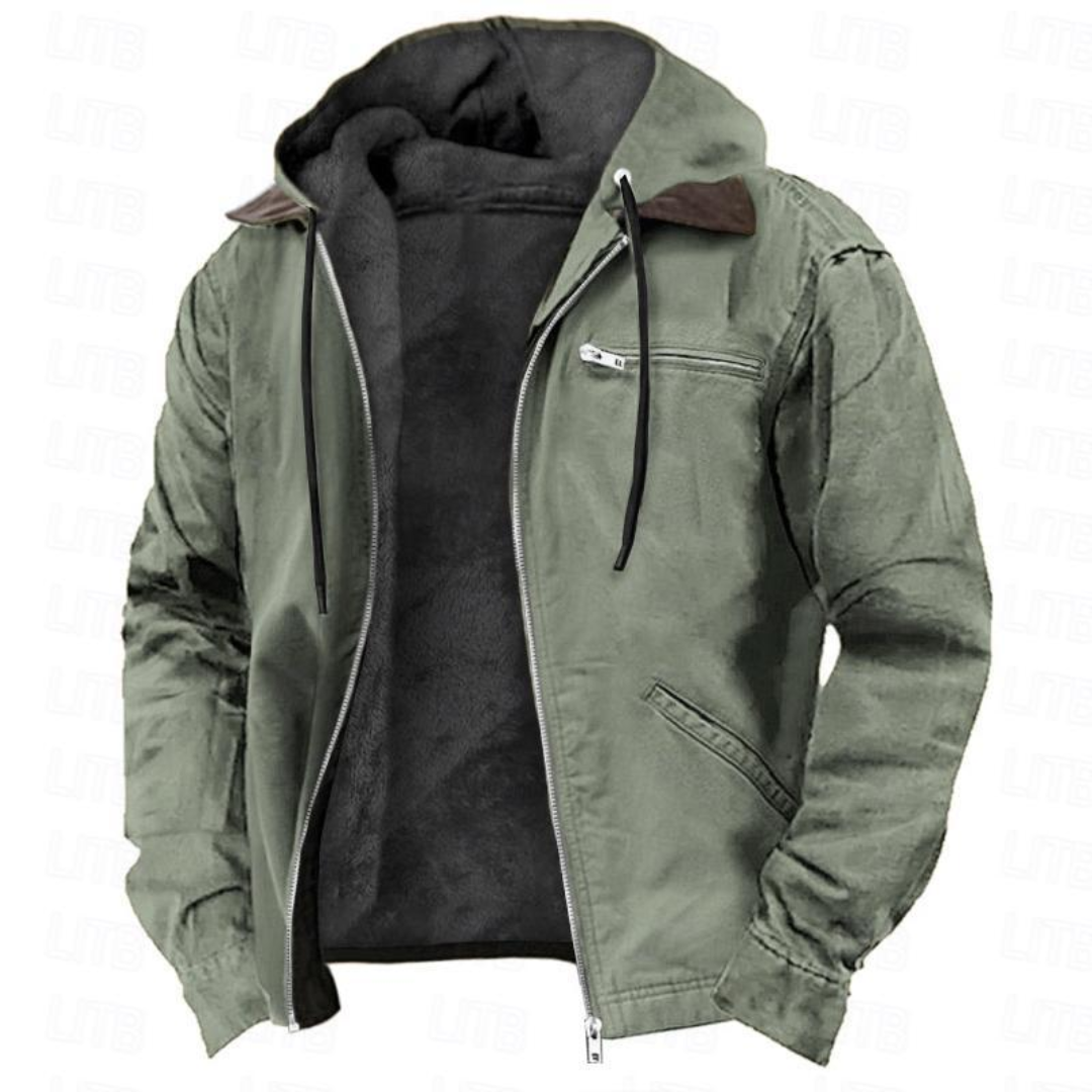 Friedhelm | Chaqueta Con Capucha, Cremallera Y Forro Polar