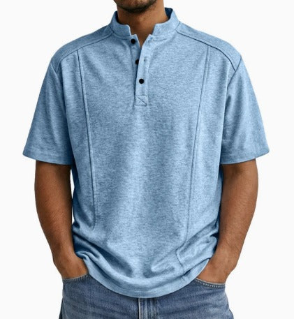 Brionna | Camiseta de Manga Corta con Cuello Henley