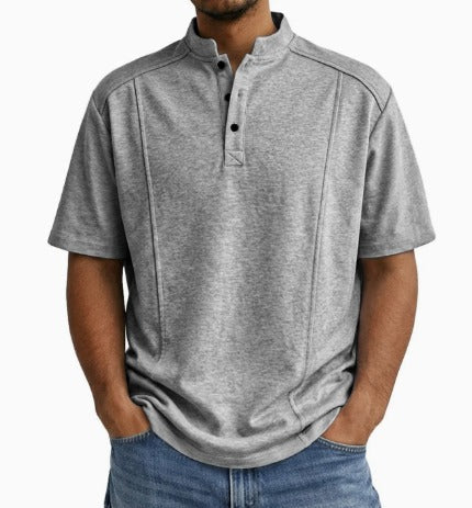 Brionna | Camiseta de Manga Corta con Cuello Henley