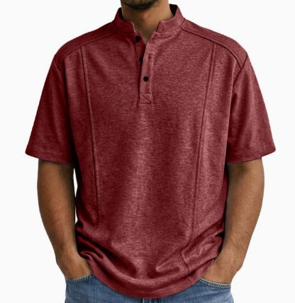 Brionna | Camiseta de Manga Corta con Cuello Henley