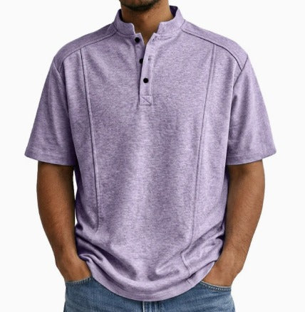 Brionna | Camiseta de Manga Corta con Cuello Henley