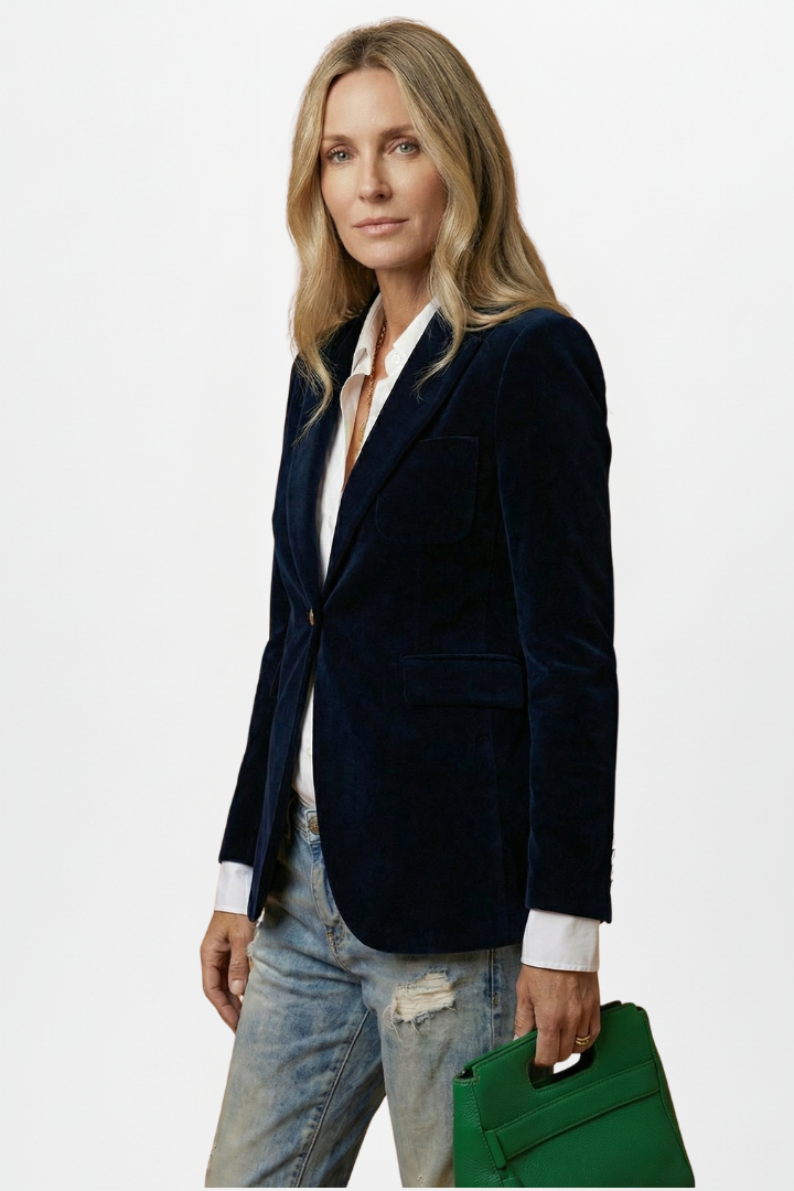 Laurinetta | Blazer estructurado con corte profundo