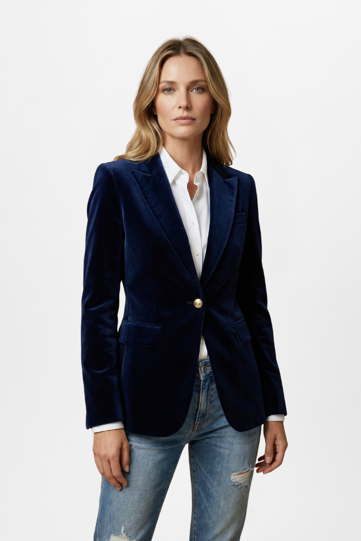 Laurinetta | Blazer estructurado con corte profundo