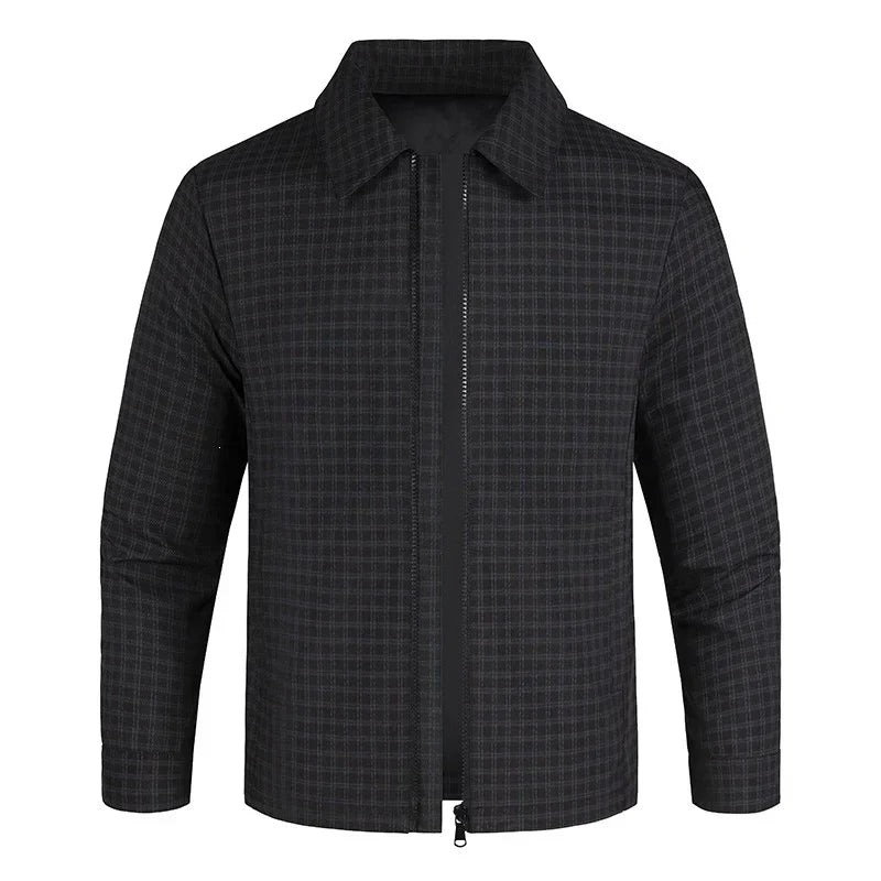 Graeme | Chaqueta de Cuadros con Cremallera