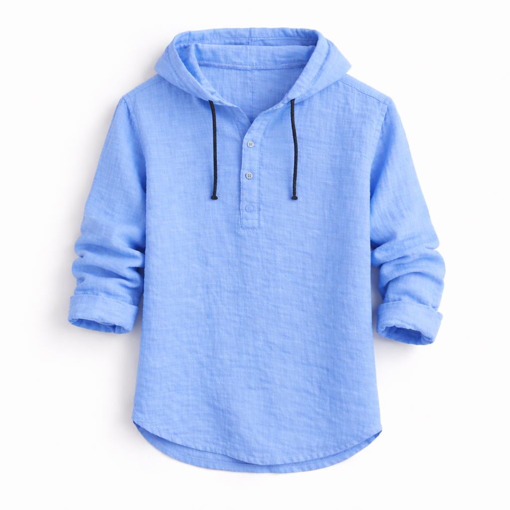 Samuel | Camisa con Capucha y Mangas Largas