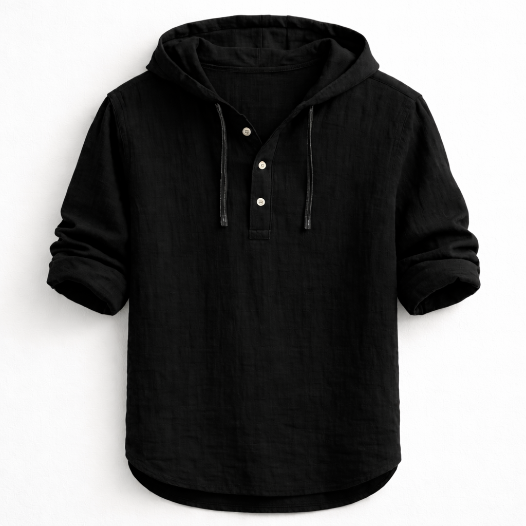 Samuel | Camisa con Capucha y Mangas Largas