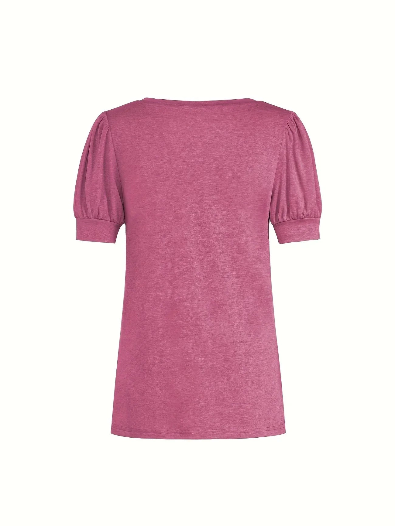 Kizzy | Camiseta de Manga Abullonada Cuello V