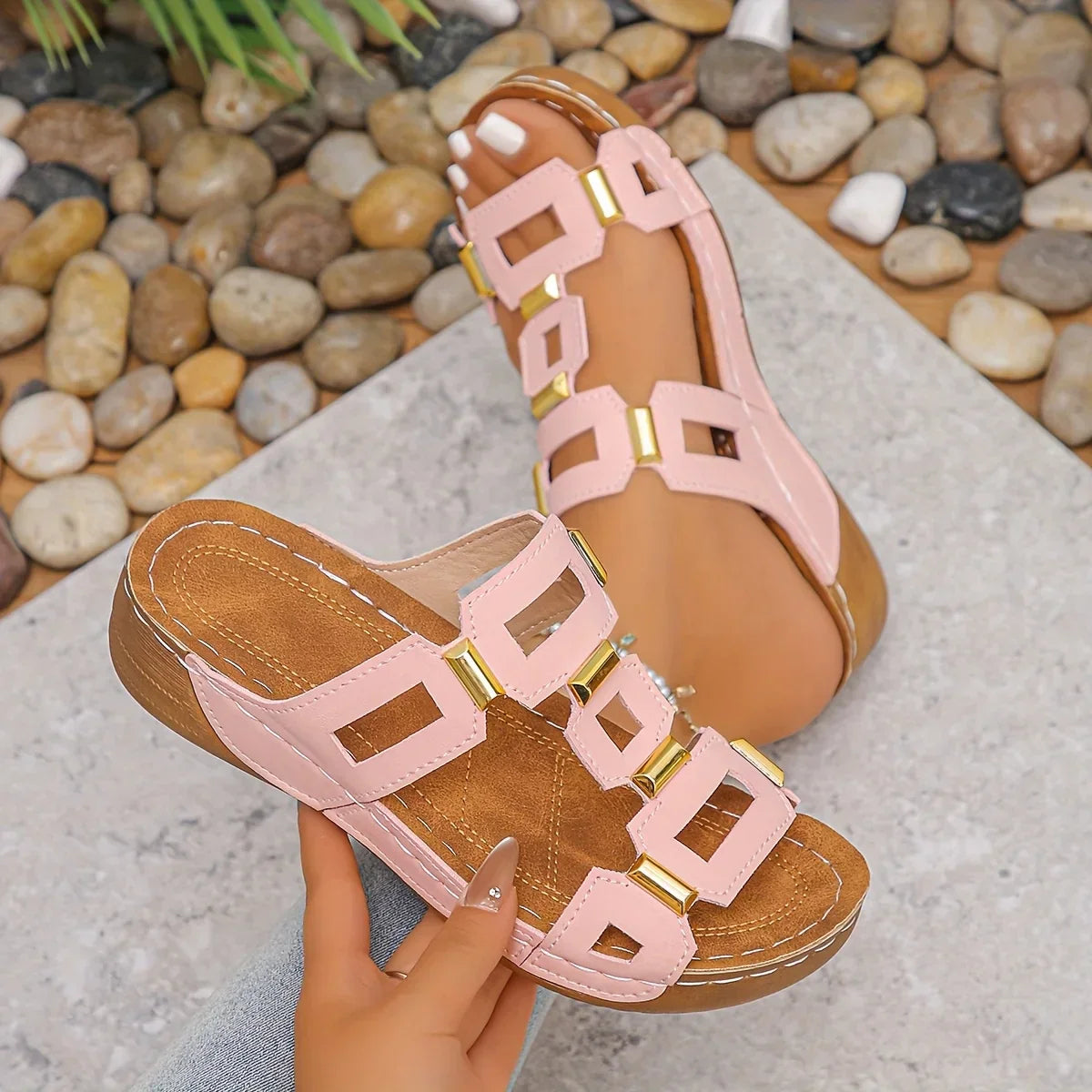 Norika | Sandalias De Tiras Con Aberturas en La Puntera