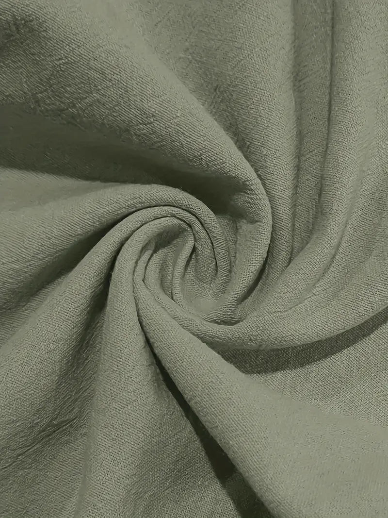 Babaev | Pantalones Anchos de Lino Con Cordón