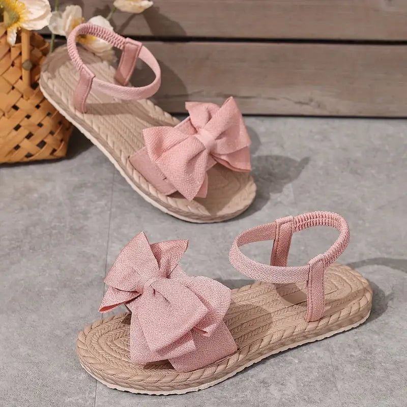 Michela | Sandalias de Plataforma Con Correa al Tobillo y Lazo