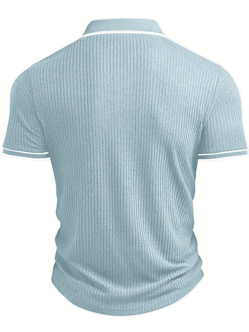 Orestis - Polo de Manga Corta Con Tejido Acanalado
