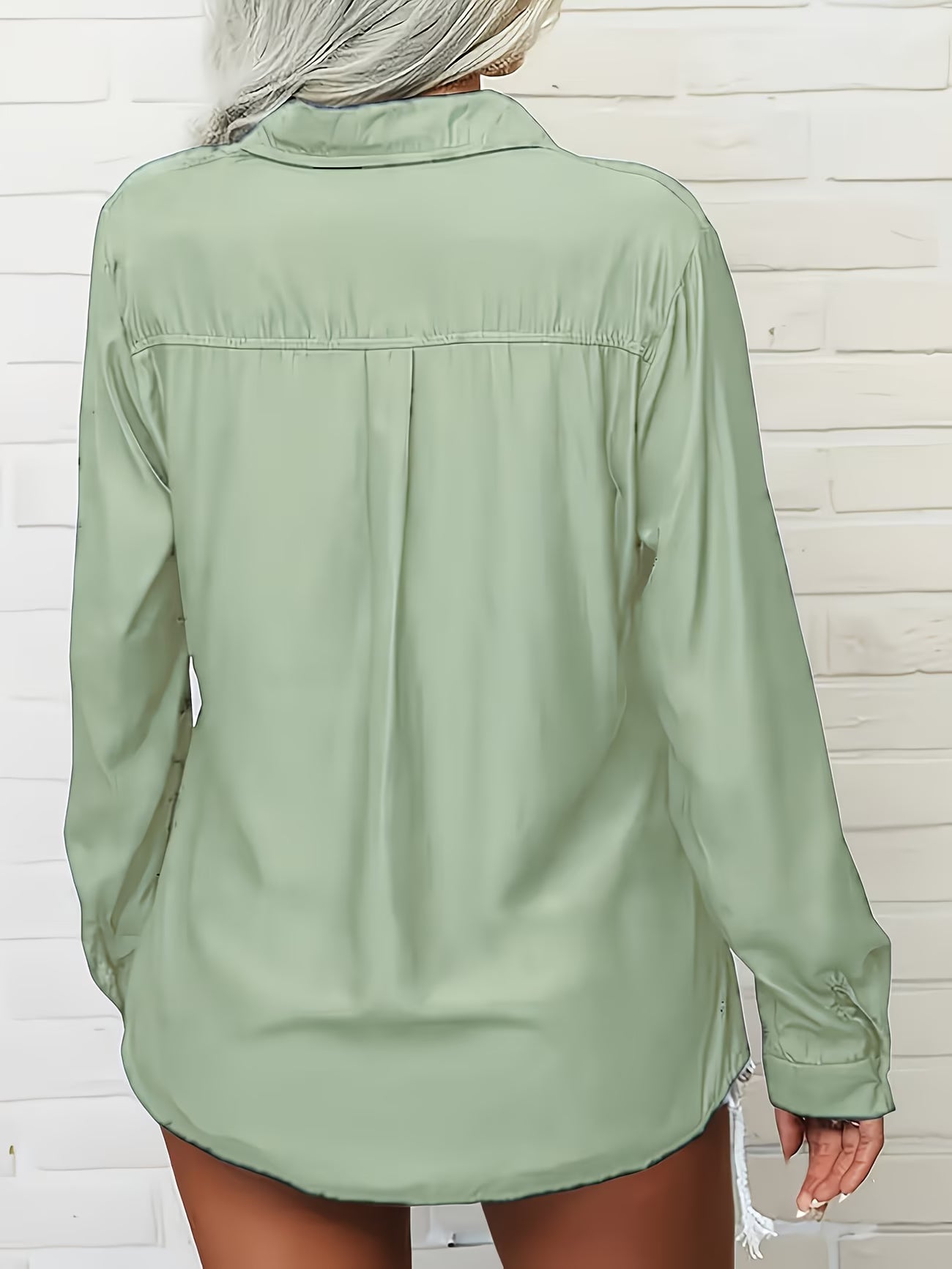 Tierna | Blusa Holgada De Mujer Con Botones en La Parte Delantera
