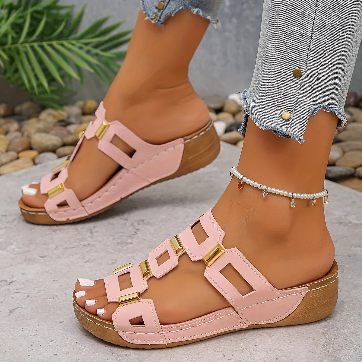 Norika | Sandalias De Tiras Con Aberturas en La Puntera