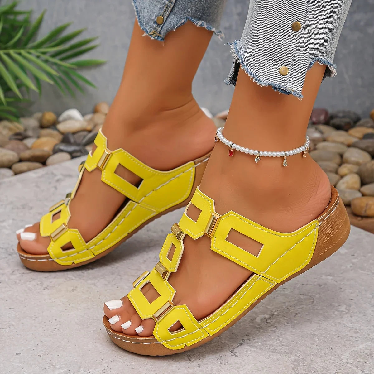 Norika | Sandalias De Tiras Con Aberturas en La Puntera