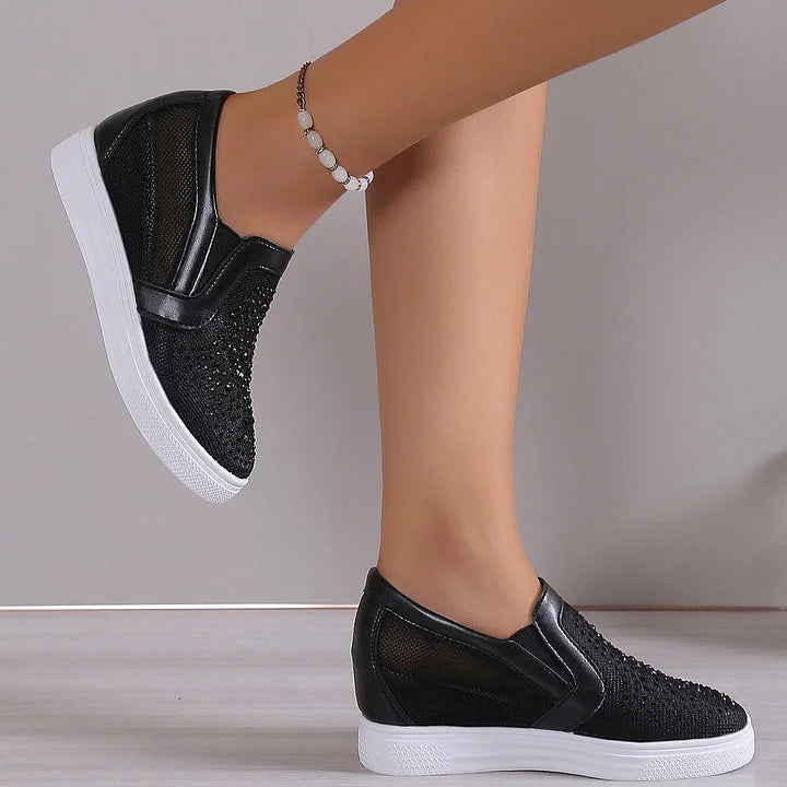 Ormira | Zapatillas De Plataforma Sin Cordones Con Pedrería Para Mujer