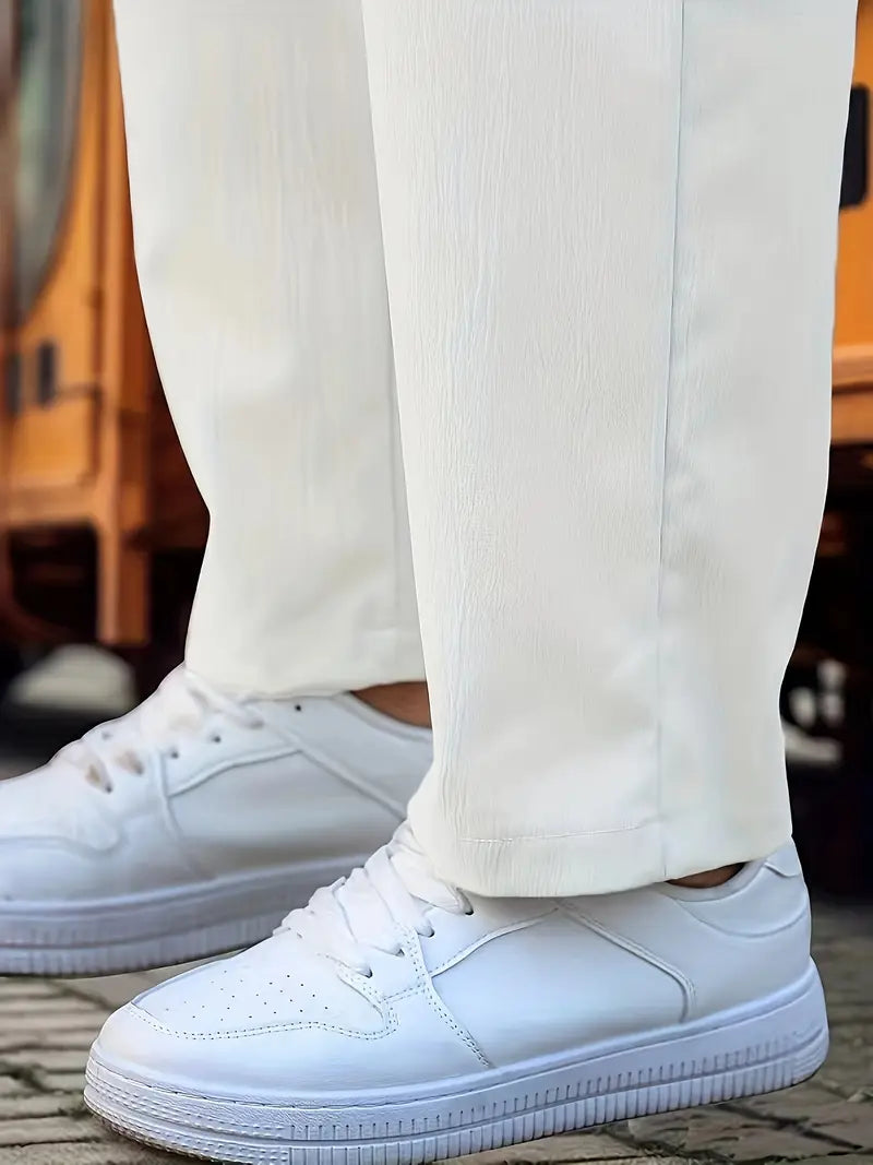 Travys | Pantalones Jogger Rectos Con Cordón y Bolsillos