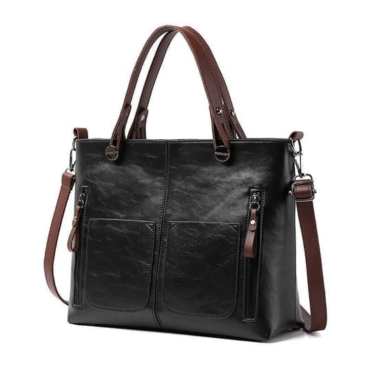 CarryNest - Bolso Bandolera Vintage Con Doble Asa