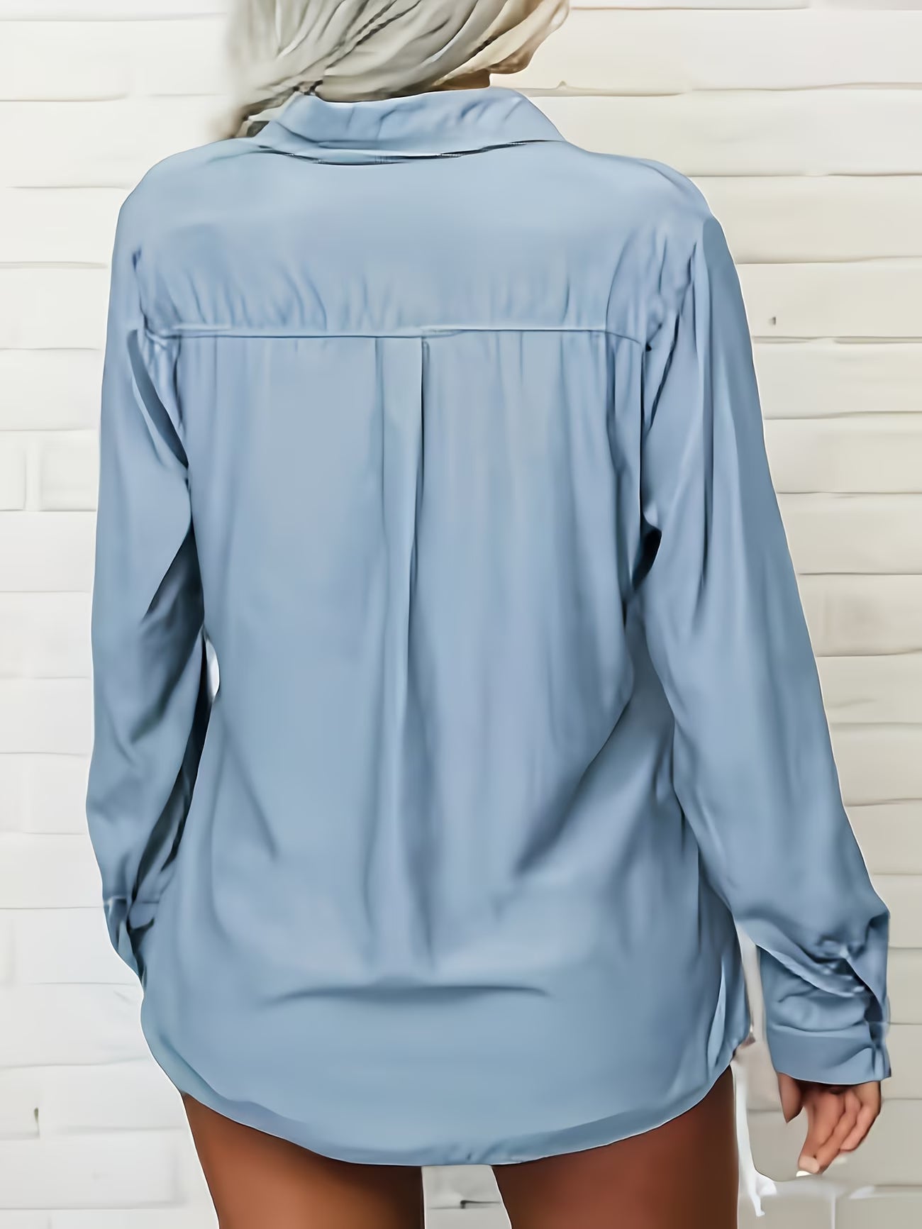 Tierna | Blusa Holgada De Mujer Con Botones en La Parte Delantera