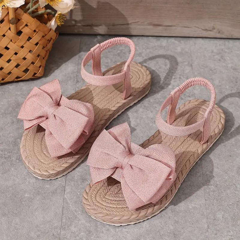 Michela | Sandalias de Plataforma Con Correa al Tobillo y Lazo