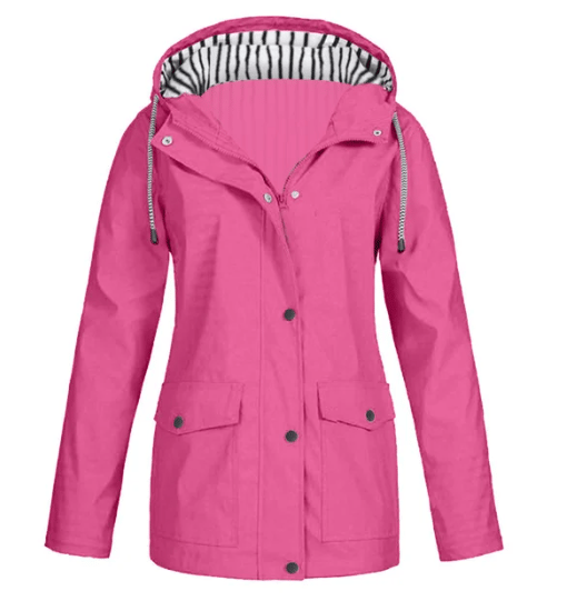 Ilektra | Chaqueta Larga Con Capucha Y Bolsillos