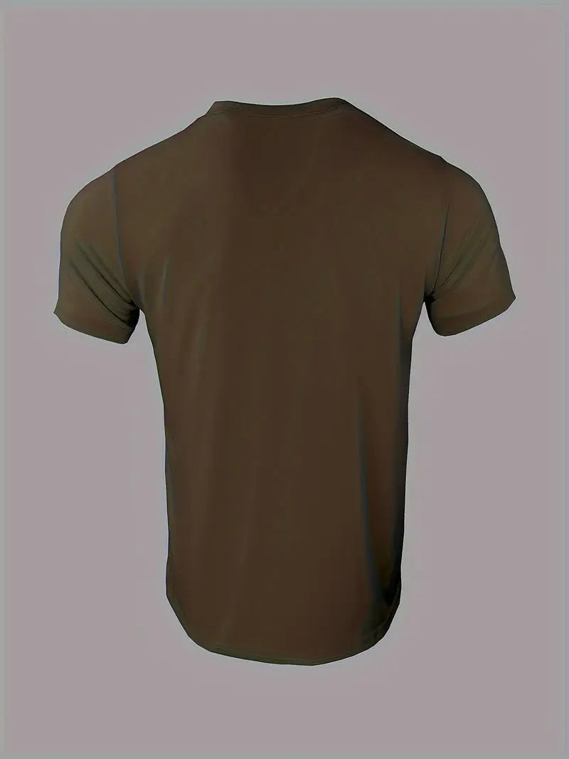 Eligio | Camiseta Henley de Punto Manga Corta