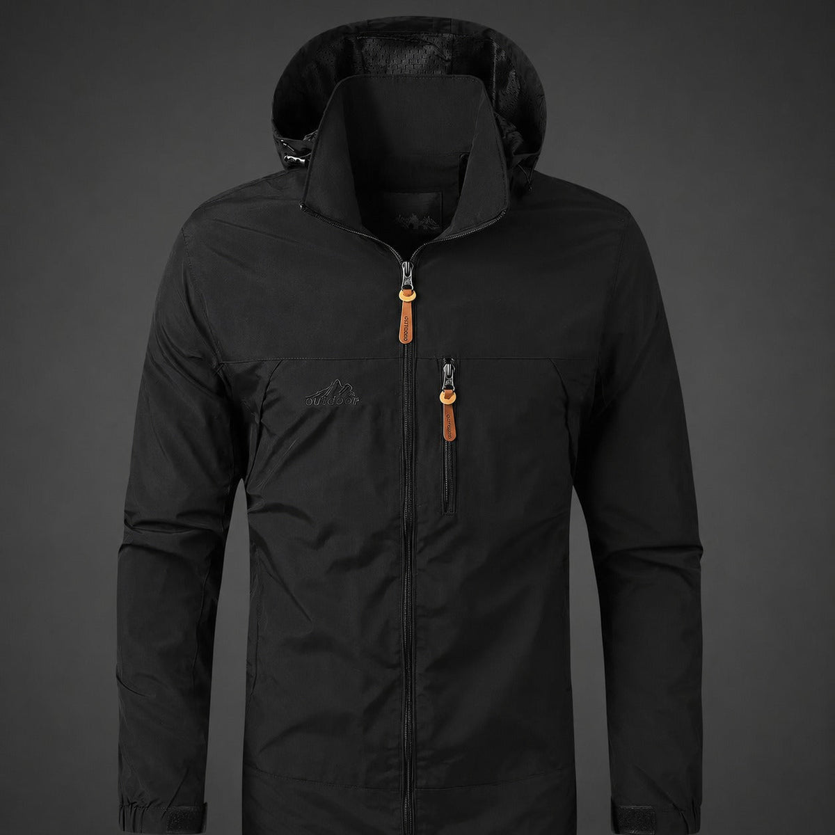 Arie | Chaqueta con Cuello Alto y Bolsillos con Cierre