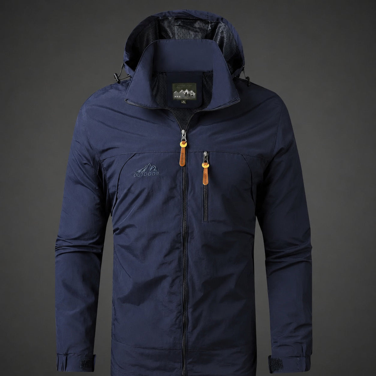 Arie | Chaqueta con Cuello Alto y Bolsillos con Cierre