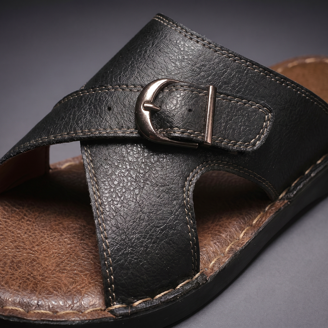 Sentner | Sandalias Con Tiras Cruzadas y Hebilla