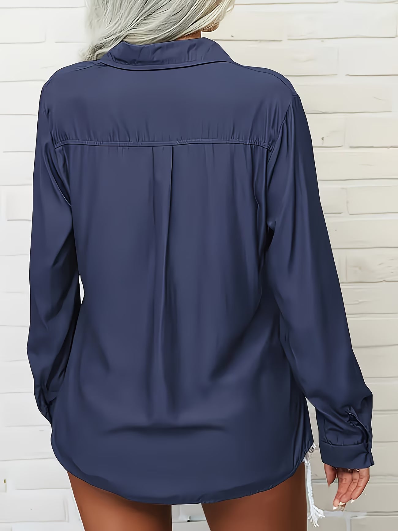 Tierna | Blusa Holgada De Mujer Con Botones en La Parte Delantera