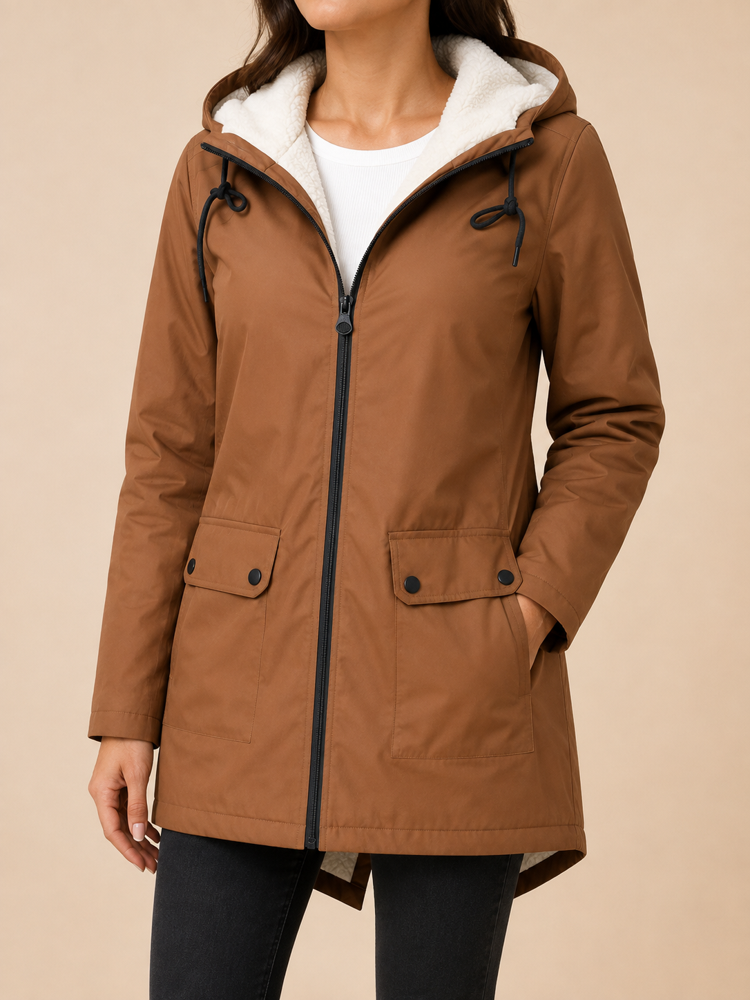 Declan | Chaqueta con Capucha y Forro Suave