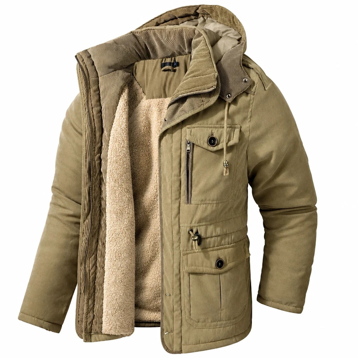 Arktón | Parka de Invierno con Capucha y Bolsillos