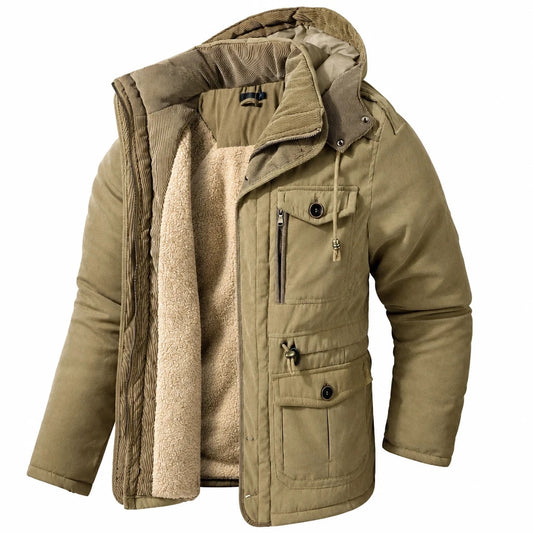 Arktón | Parka de Invierno con Capucha y Bolsillos