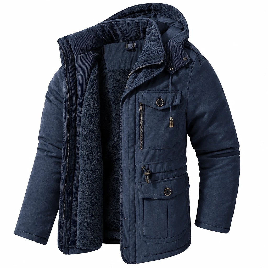 Arktón | Parka de Invierno con Capucha y Bolsillos