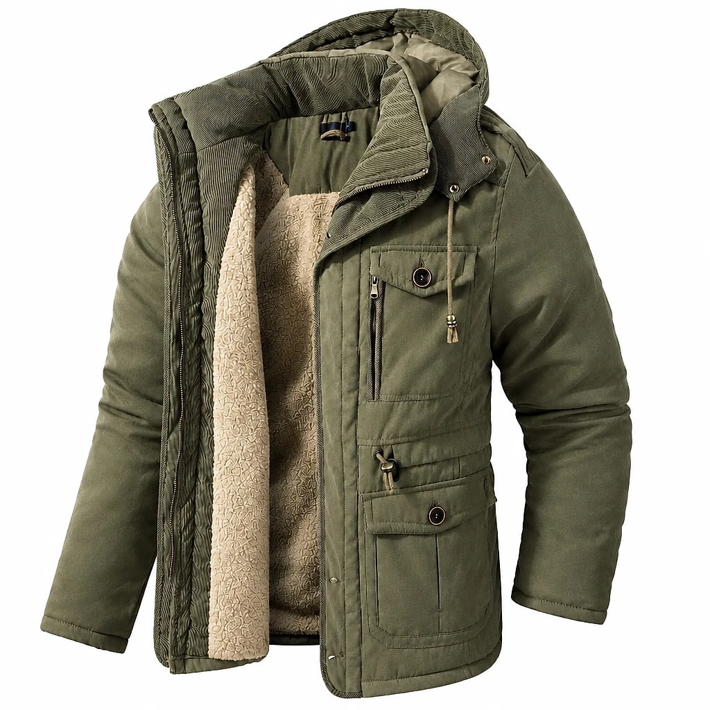 Arktón | Parka de Invierno con Capucha y Bolsillos