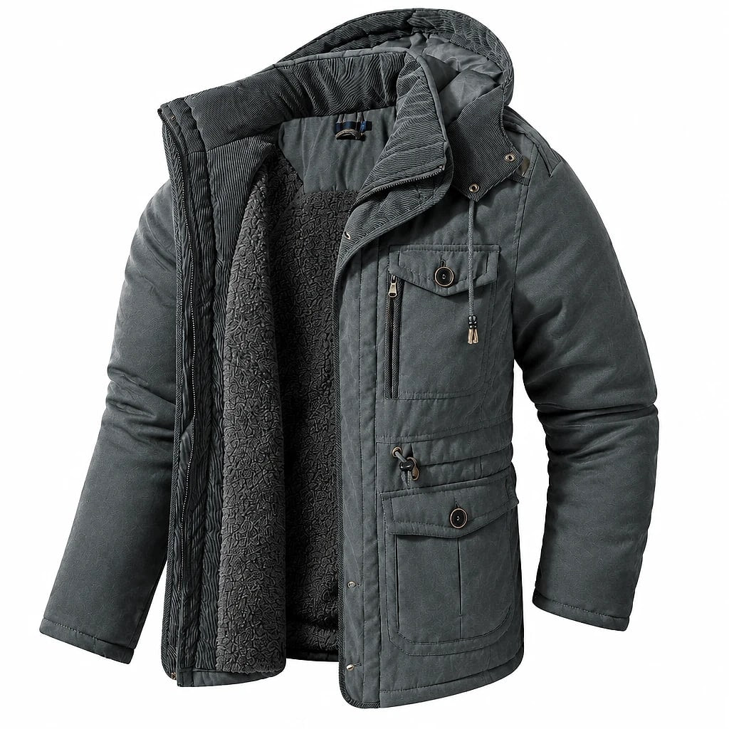 Arktón | Parka de Invierno con Capucha y Bolsillos