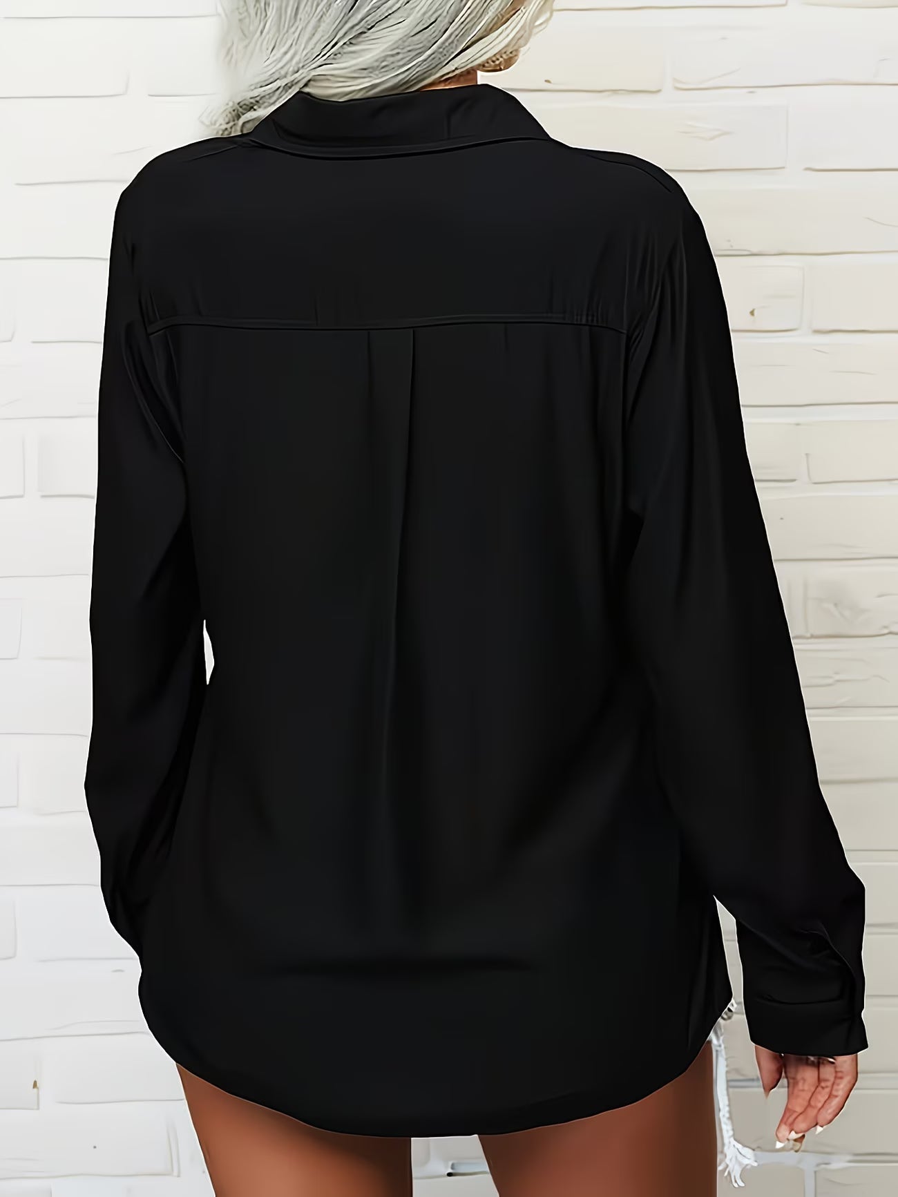 Tierna | Blusa Holgada De Mujer Con Botones en La Parte Delantera